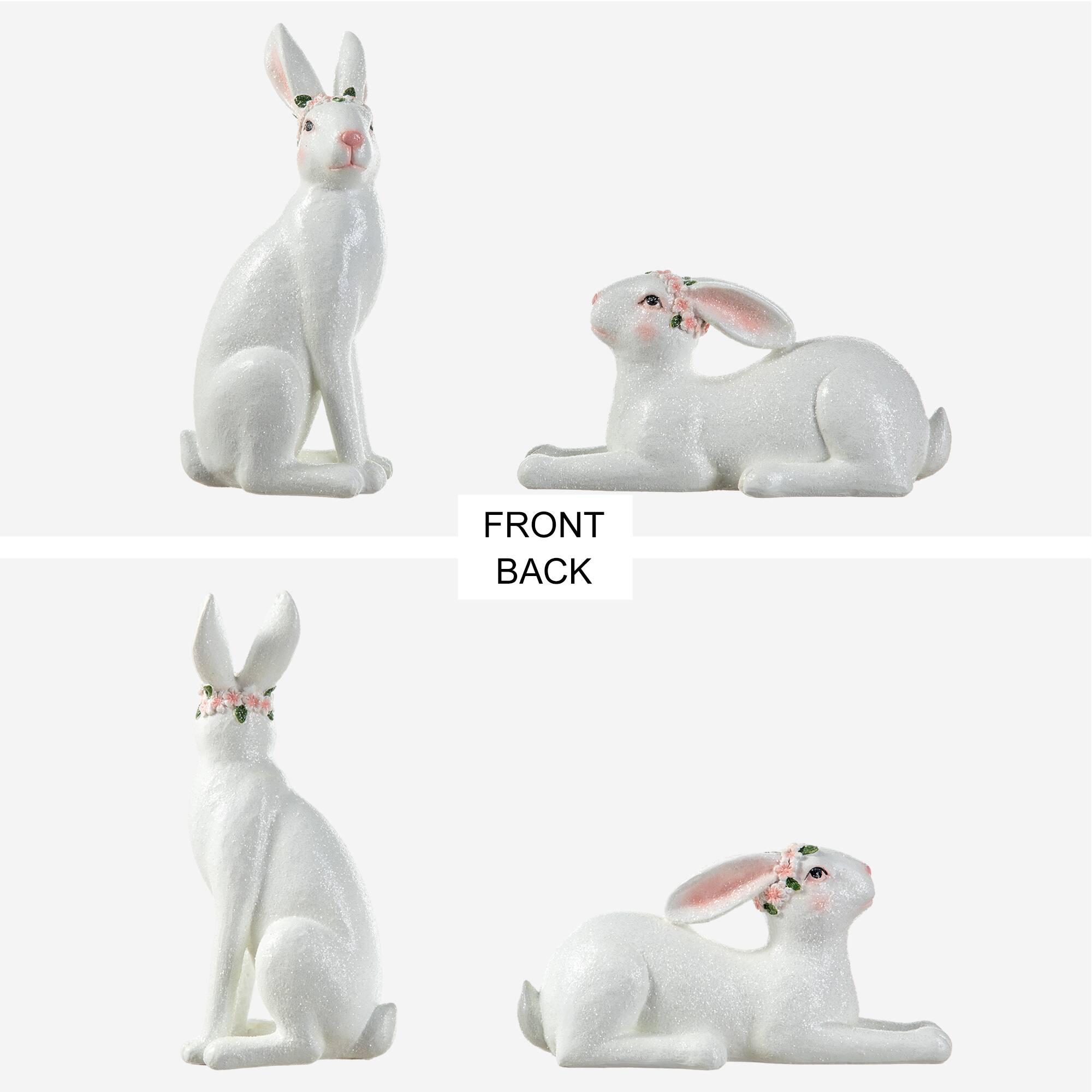 Glitzhome® Easter Bunny Table Décor Set